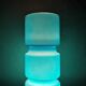Beautiful vintage glass table lamp/bedside lamp from the nineties.