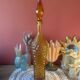 Large amber bottle