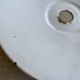 Sheet metal suspension, industrial enameled bowl