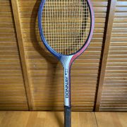 Vintage DONNAY GLM 27 Wooden Tennis Racket + Sports Cover #E2