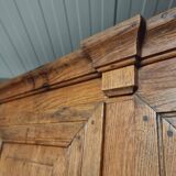 Antique cabinet door furniture panel oak 19th century 140x193cm