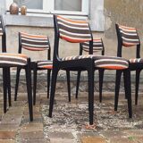 6 vintage Scandinavian chairs year 70