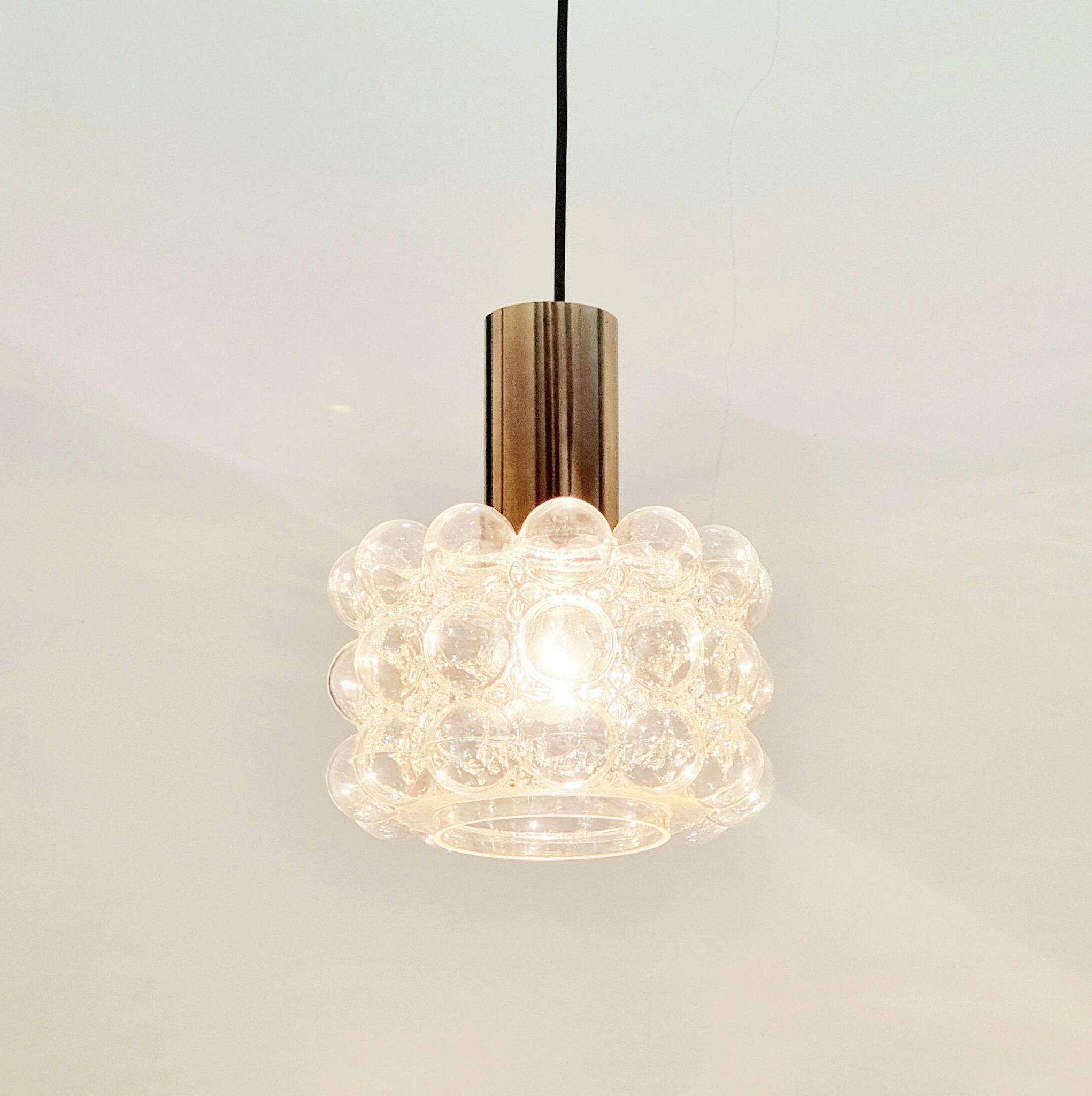 Mid-Century Bubble Glass Ceiling Light by Helena Tynell for Limburg, 1960s