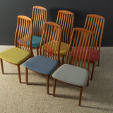 1960s Dining Chairs, Benny Linden