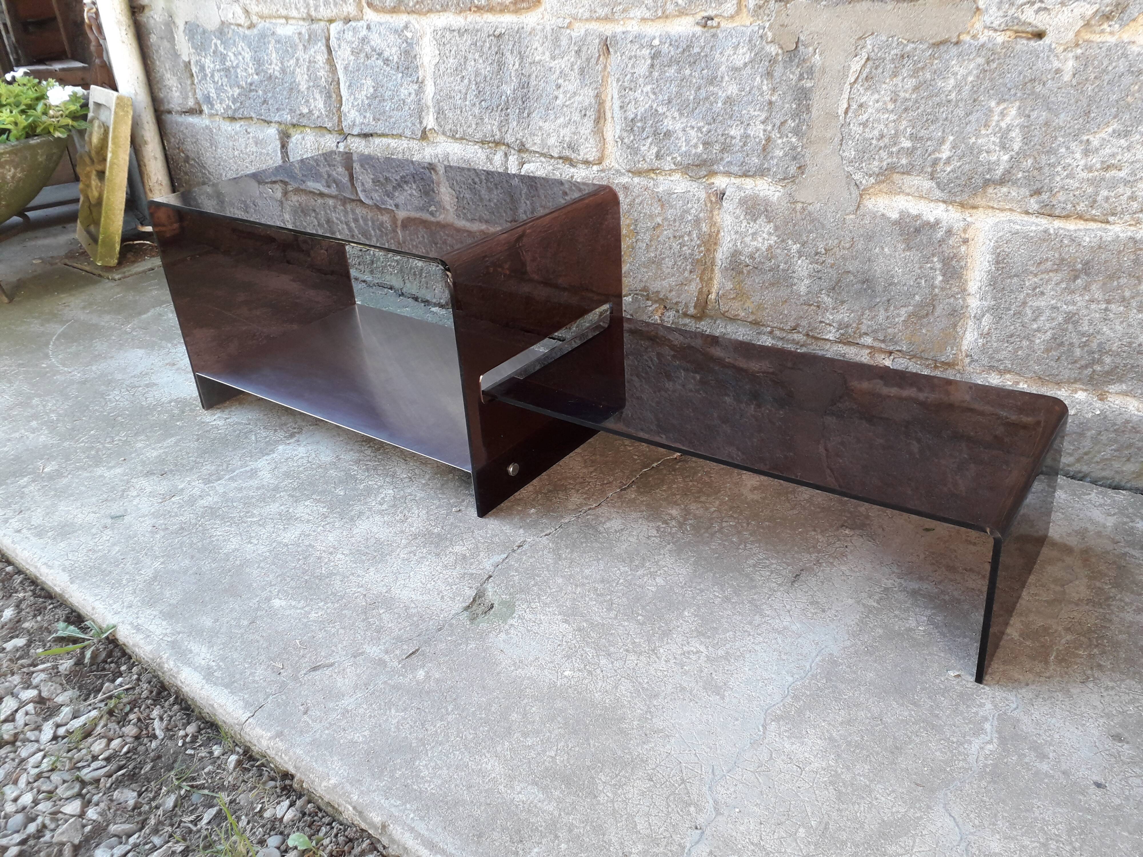 Vintage Plexiglas coffee table