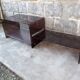 Table basse vintage en plexiglas