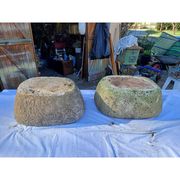 Paire de vasques en pierre de Dordogne 19ème