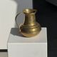 Carafe or metal jug with a rounded body H18