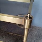 Serving rolling table golden aluminum ep 1970 vintage