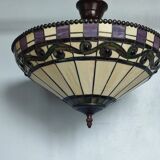 Vintage Tiffany style ceiling lamp