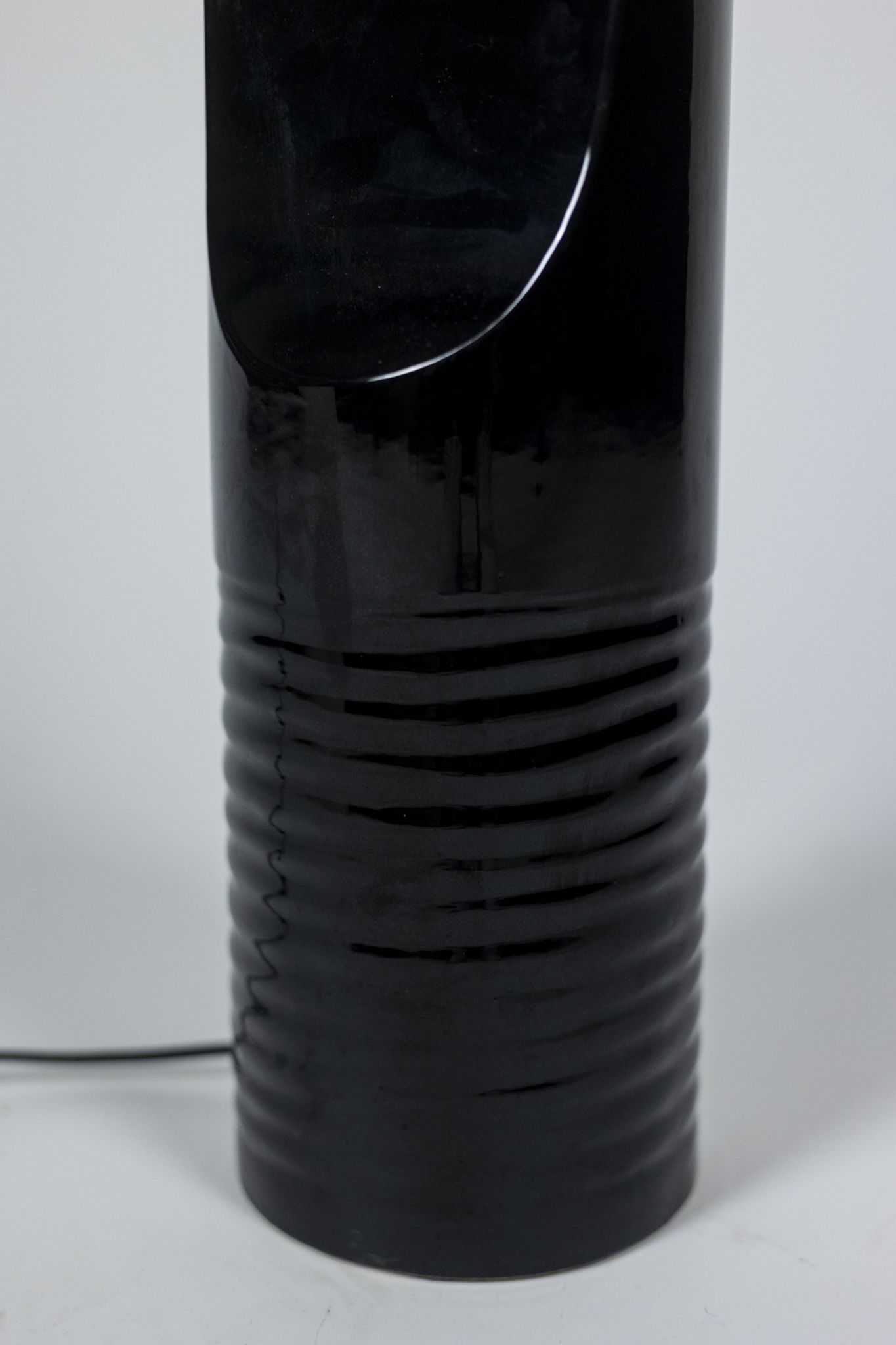 Lampe « sifflet » en céramique, années 1980