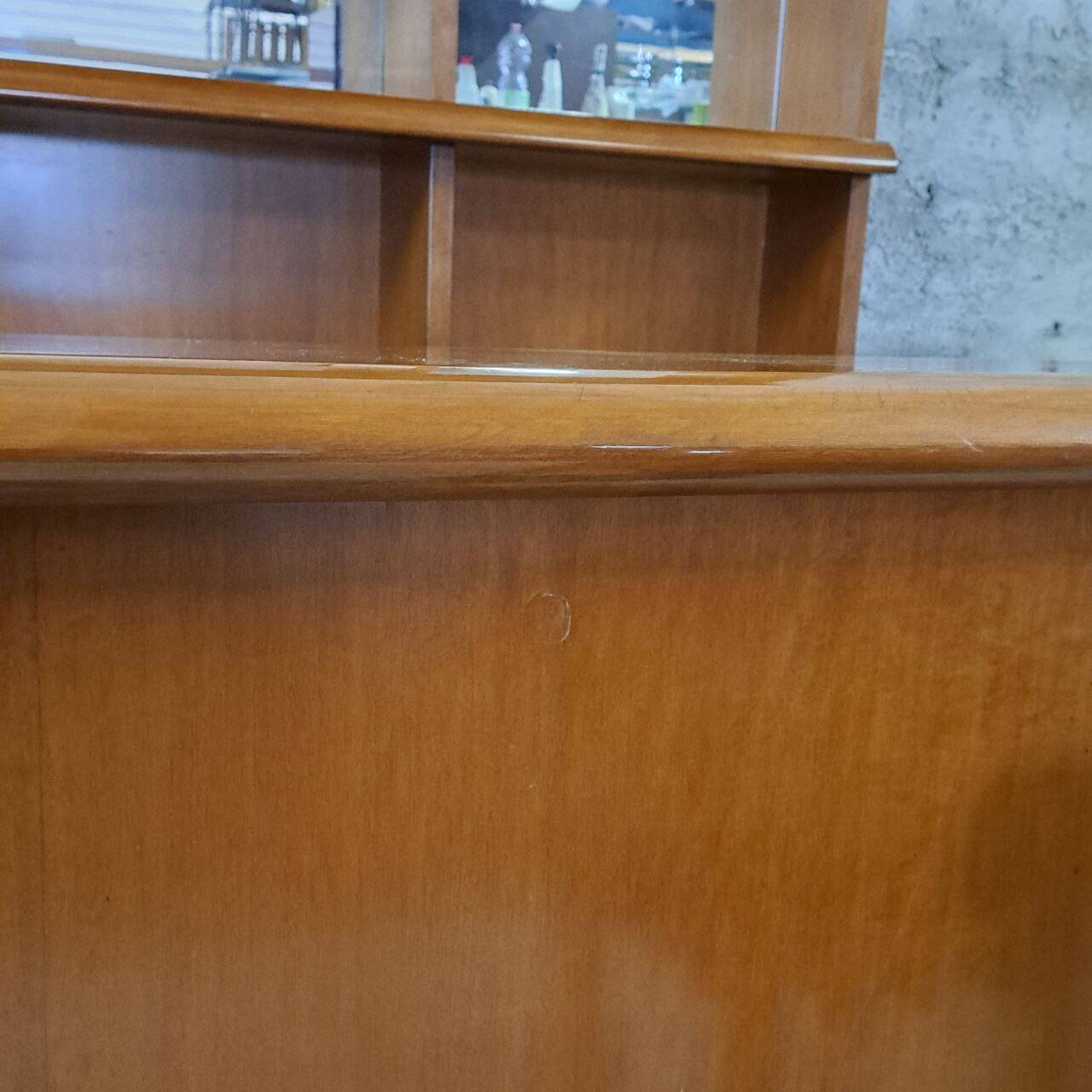 Vintage 70s/80s bar cabinet with stools