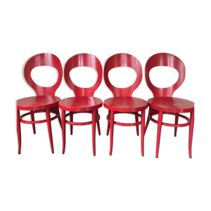 Suite de 4 chaises bistrot