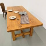 2m solid elm farmhouse table