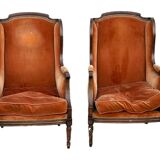 Paire de Fauteuils Bergère