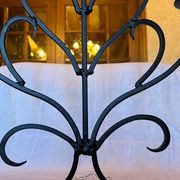 Metal heart candle holder 5 candles