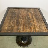 Industrial square coffee table, 1960s