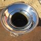 Refresher, silver metal champagne bucket, Medici vase shape