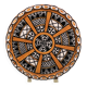 Large trivet or pie dish 20th century Yvon Roy 27 cm
