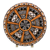 Large trivet or pie dish 20th century Yvon Roy 27 cm