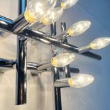 Mid-century Swiss space-age wall lamps or ceiling lights by Temde, 1960s.