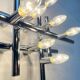 Mid-century Swiss space-age wall lamps or ceiling lights by Temde, 1960s.