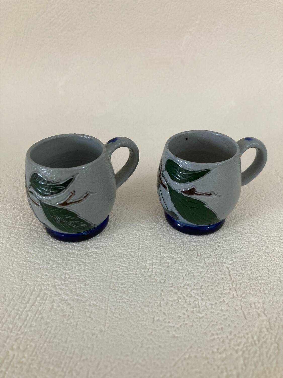 Mini Betschdorf liqueur mugs in Alsace sandstone