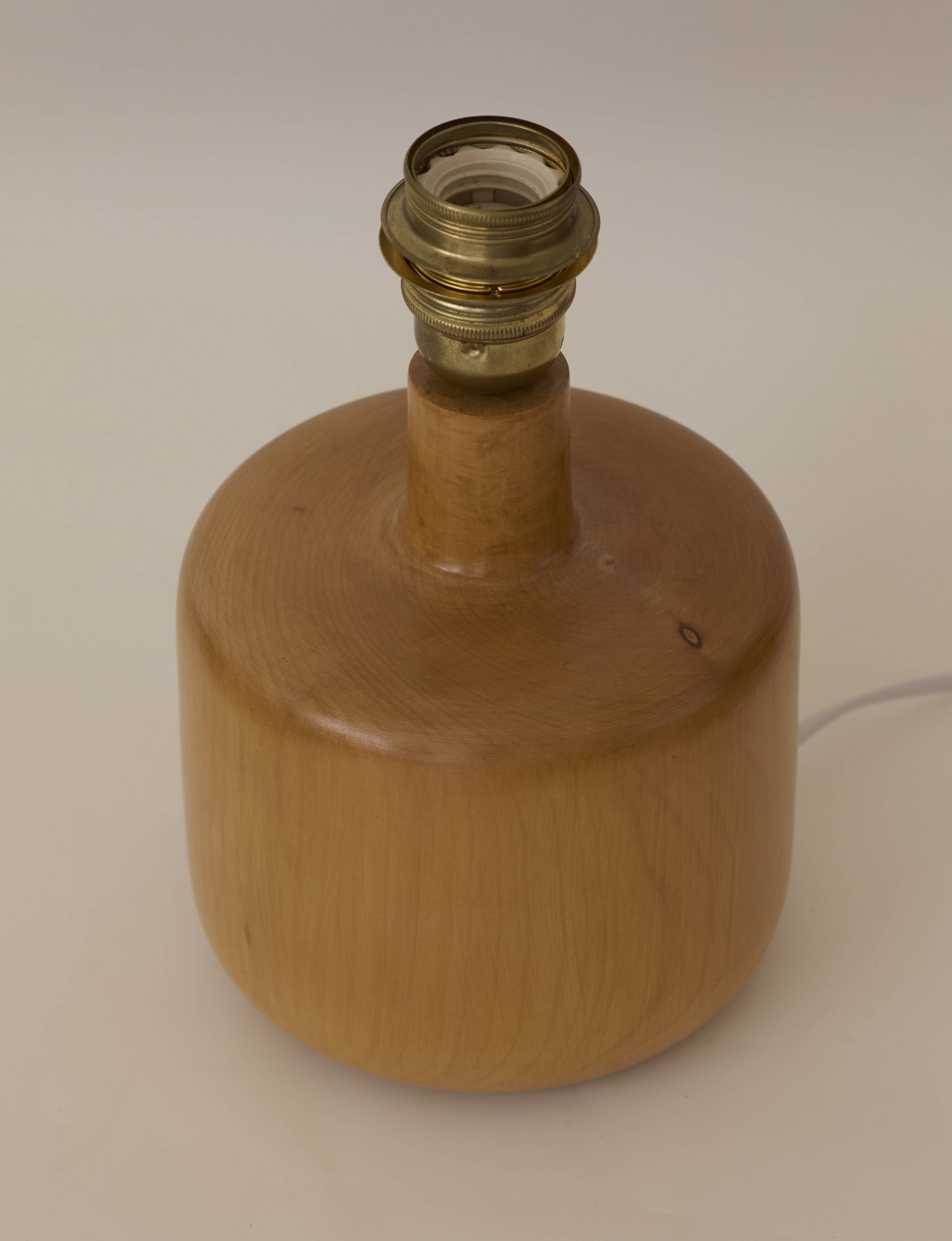 Solid wood lamp #02 by Charlotte Perriand for Les Arcs vintage Circa