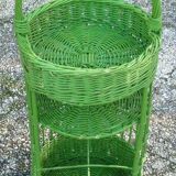 Green portable bar from the 70s-80s