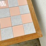 50s tiled coffee table