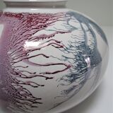 Vase west germany ceramic with projected decoration design 70s