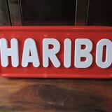 Pastic advertising sign, haribo candy