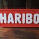 Pastic advertising sign, haribo candy