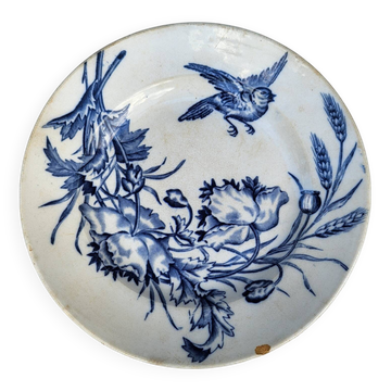 Assiette Terre de Fer BFK Flora & Vögel