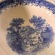 Villeroy and Boch Burgeland blue soup cups with underplates