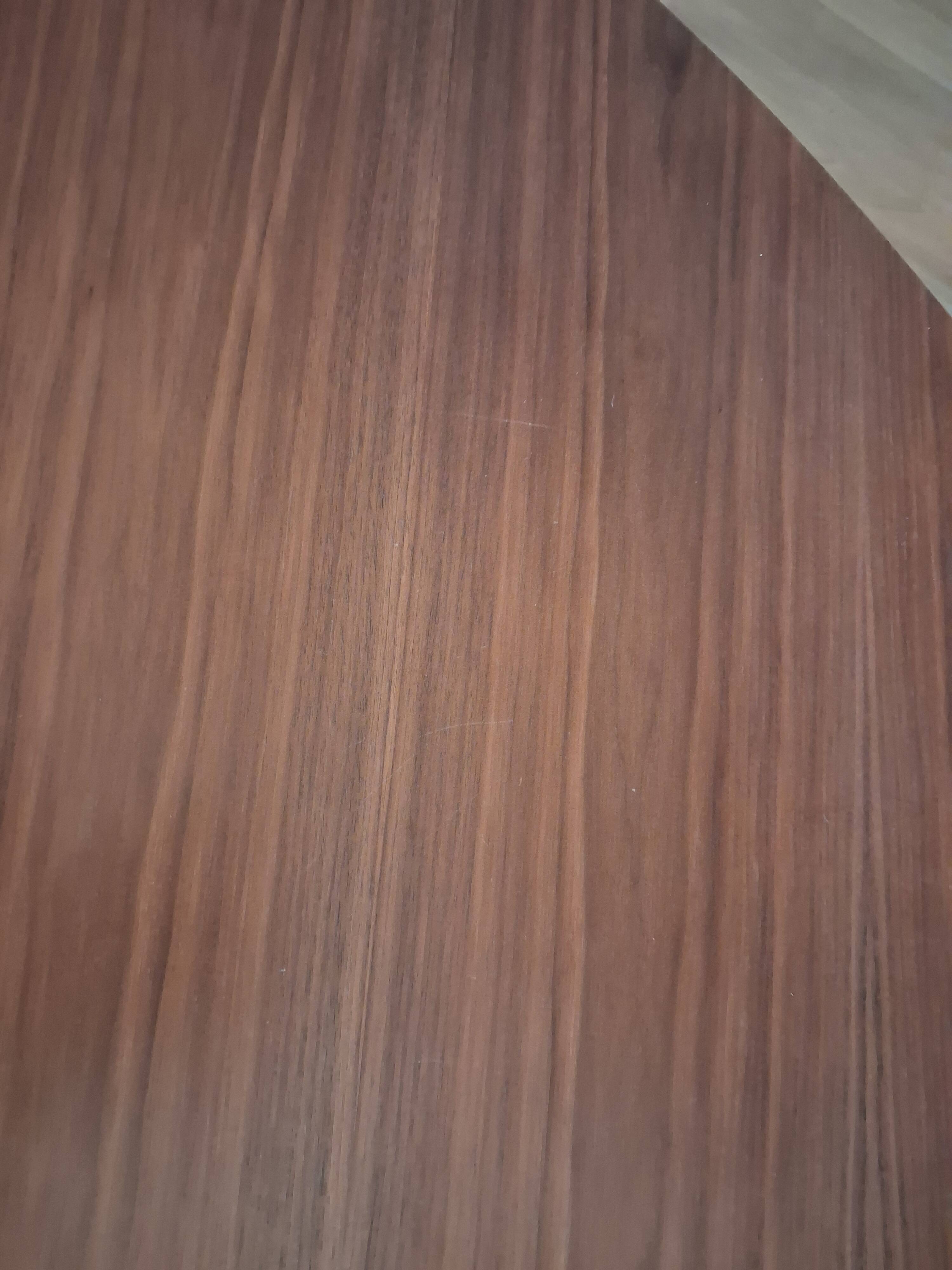 Walnut coffee table Scandinavian design co-edition