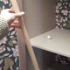 Old pink wardrobe