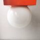 Vintage orange table lamp 1980