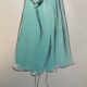 Painting painting fashion drawing women with blue coat years 30-50