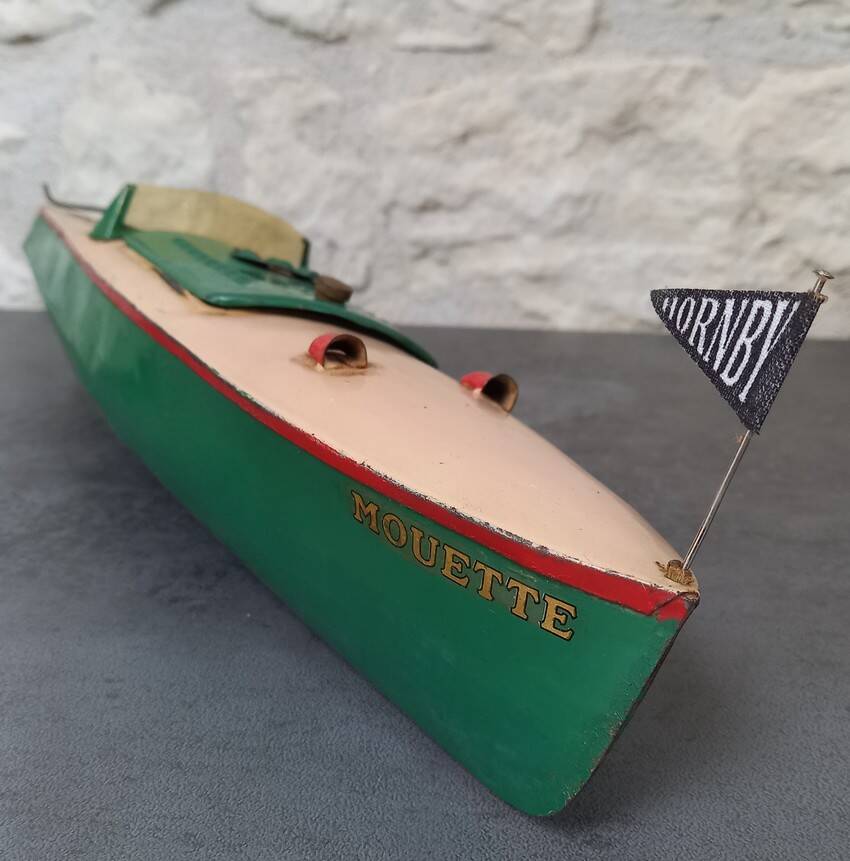Old toy, Hornby canoe (Meccano, Dinky Toys) Seagull