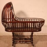 Curved Mahogany Cradle - 19th Century