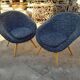 Paire fauteuils tchèques, 1960