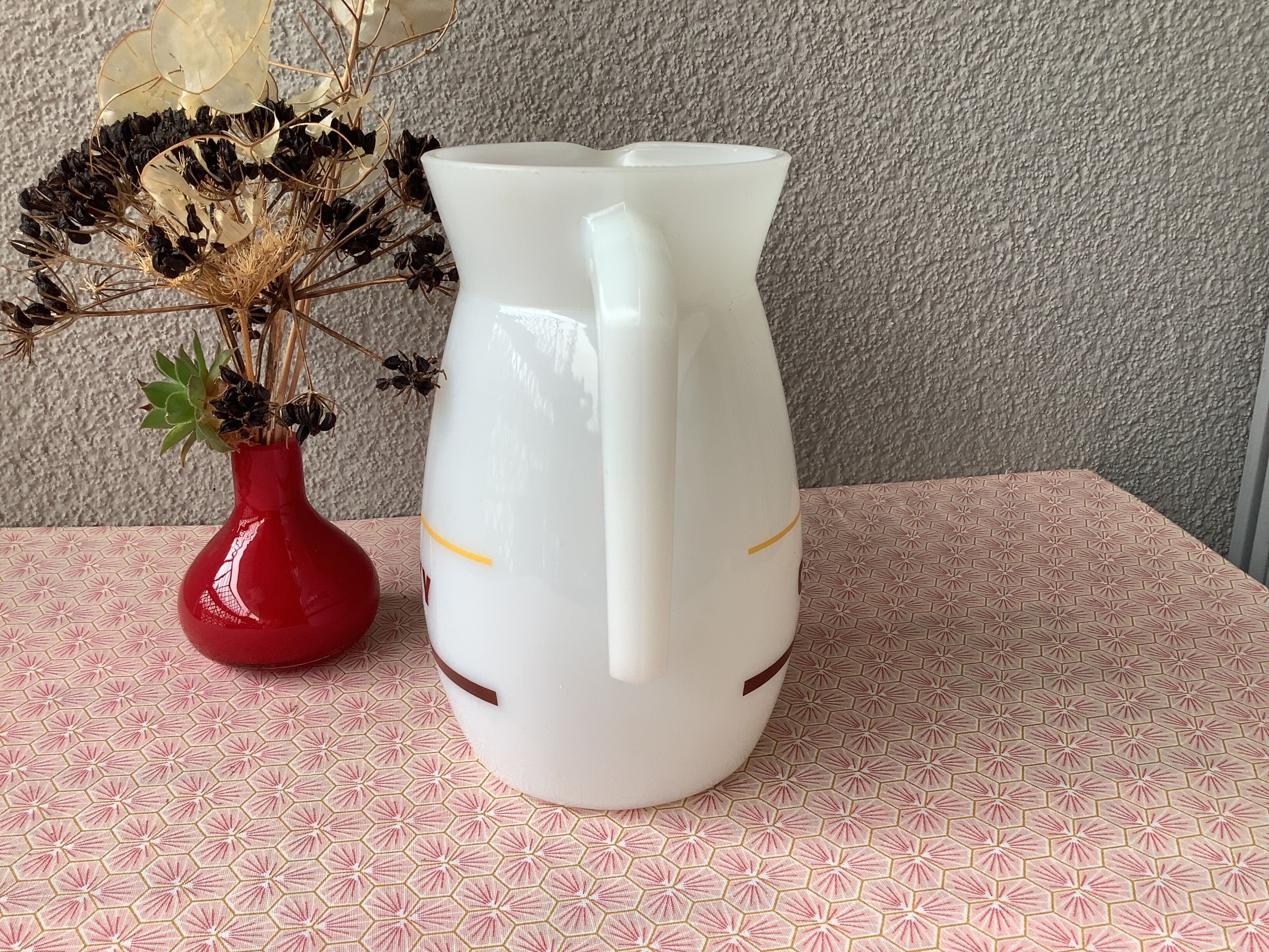 Pitcher Choky hot chocolate - opaline glass