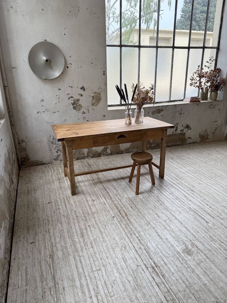 Farm table in pine, 1950s