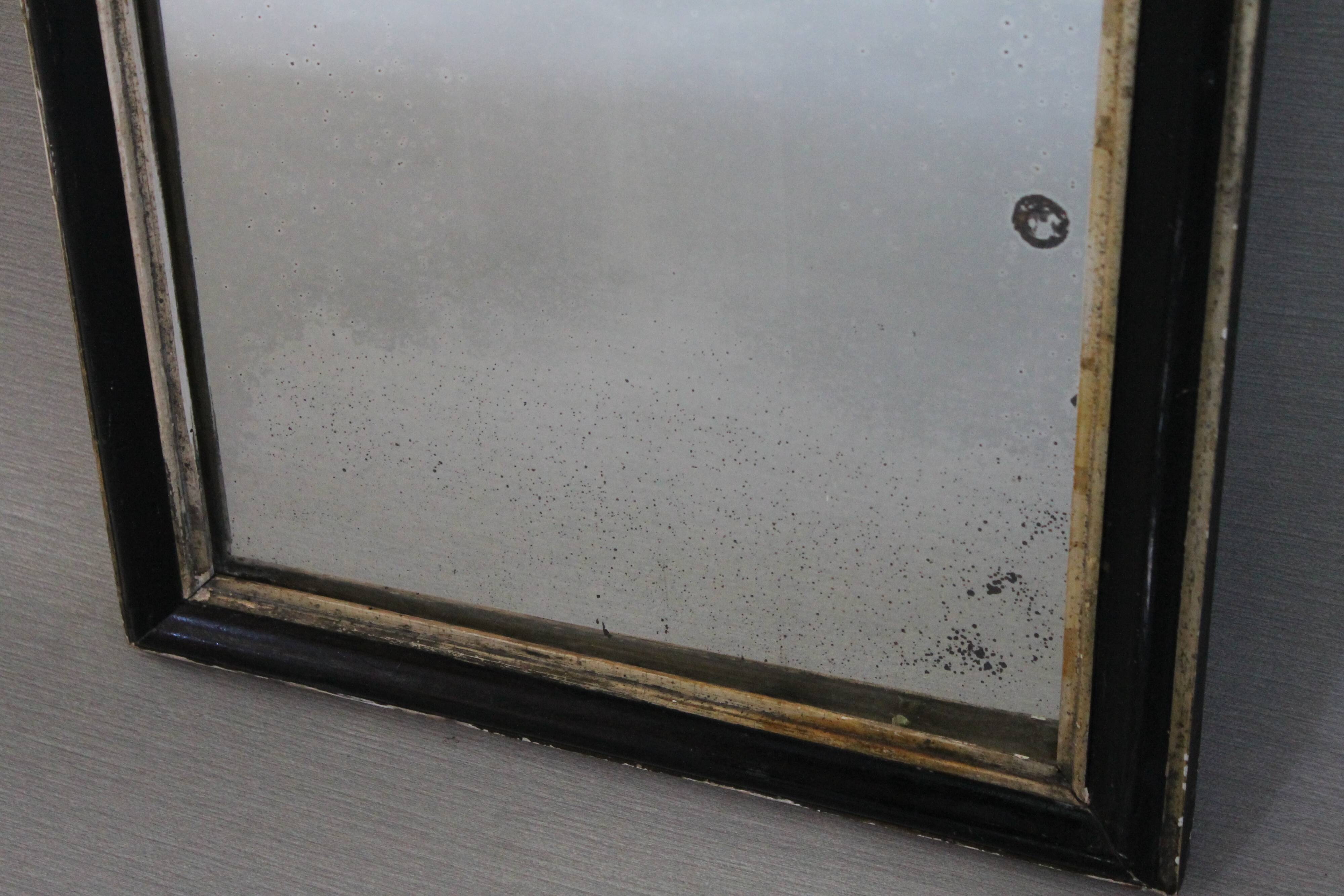 Napoleon III-era mercury mirror (circa 1860)