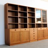 vintage wall unit | bookcase | teak | Swedish