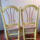 Set of 2 chairs "A garden plus" Provençal style, chic country.