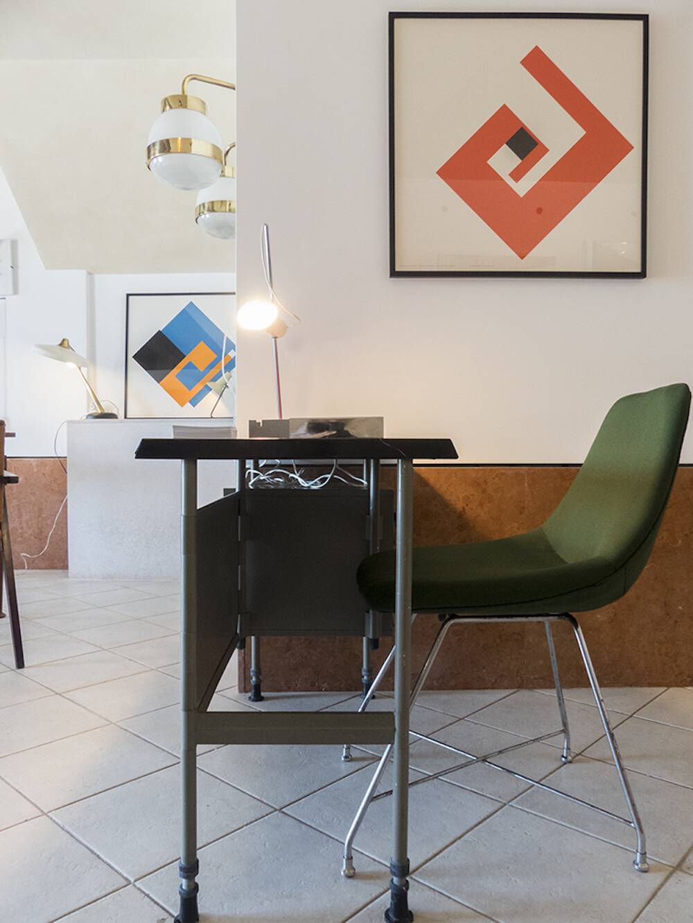 Chaises "Aster" Augusto Bozzi pour Saporiti, 1954, set de 4