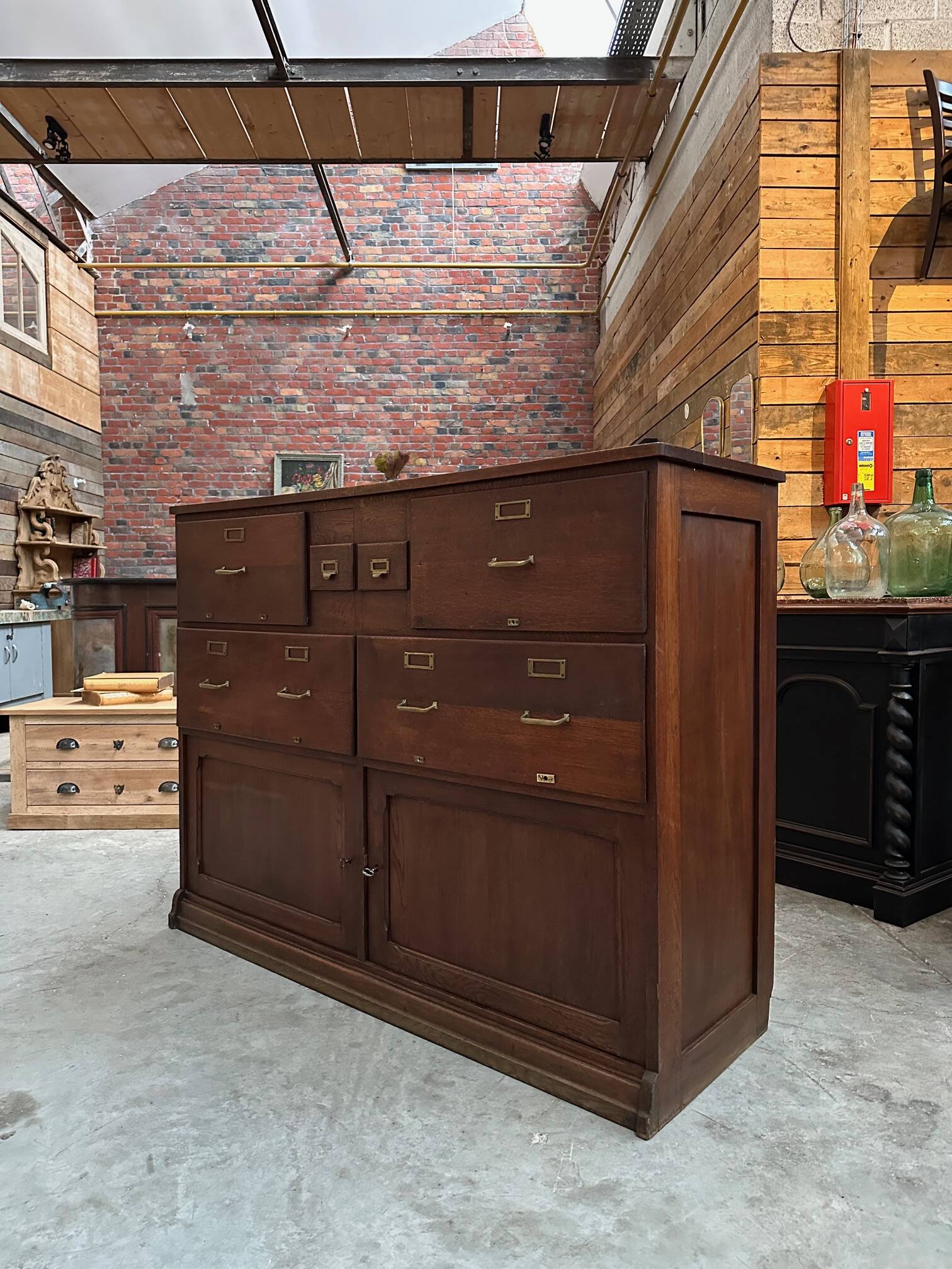 Oak workshop furniture