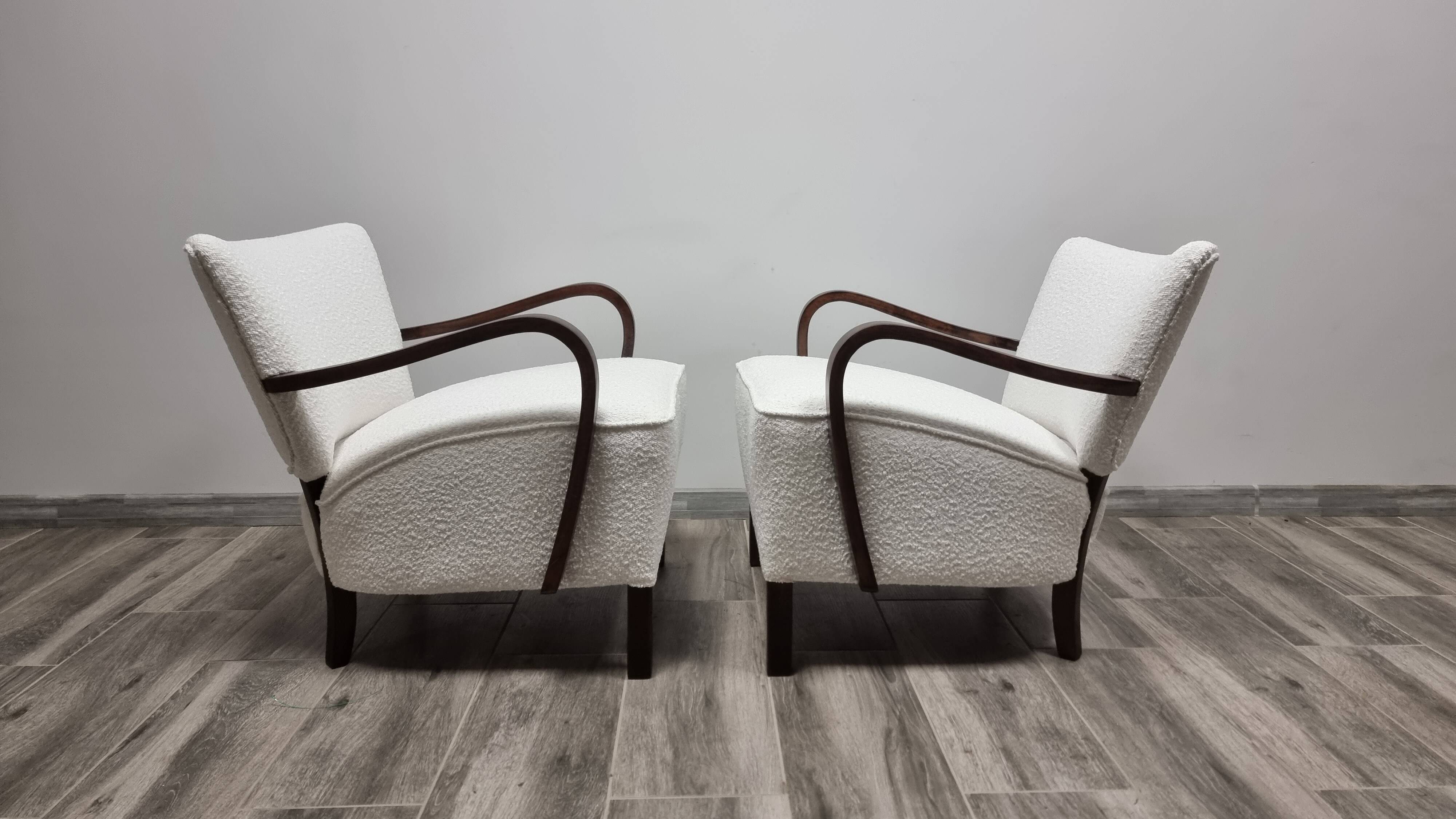 Armchairs by Jindřich Halabala, 1950s, Set of 2